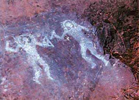 这些古老的岩石画证明外星人造访地球?科学新闻| | | Express.co.uk