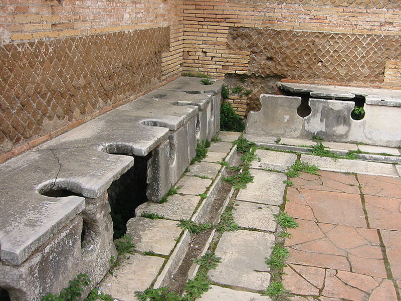 罗马的公共厕所