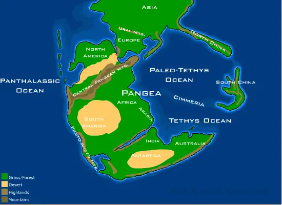 泛大陆(2.3亿年前)