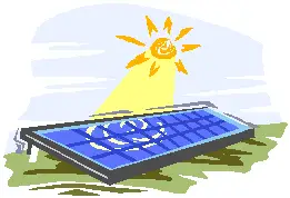 太阳能电池板、太阳、清洁能源来源